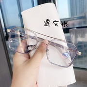 陈伟霆同款眼镜男潮防辐射抗蓝光可配有度数，变色近视眼睛框女