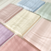 蜗牛塔 纯色纯棉床单 单件40支全棉斜纹素色床笠定制