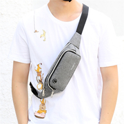 手机腰包多功能潮牌单肩包小型运动挎包，胸包背包斜挎包男包包