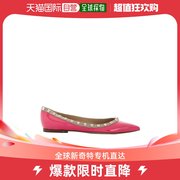 99新未使用香港直邮Valentino 徽标尖头铆钉平底鞋 PW2S0403V