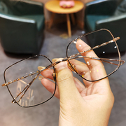 2022简丹剋萝心眼镜框，复古男女潮超轻大方框近视眼镜架