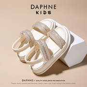 达芙妮女童凉鞋2024年夏季运动儿童夏款公主鞋子中大童沙滩鞋