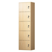 实用简约风格柜子储物柜带门带锁自由组合书柜书架置物收纳柜木质