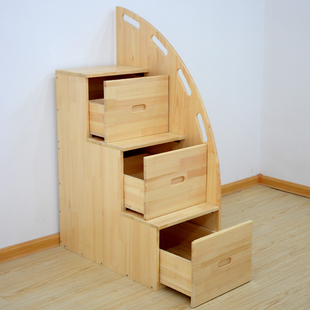 楼梯柜子a阶梯柜实木家用抽屉柜简易整体儿童床头储物收纳梯可定
