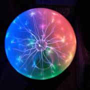 静电球感应辉光球等离子，球10寸15寸红光蓝光，科技馆展览球闪电球