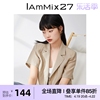 IAmMIX27短袖西装外套女气质OL风宽松中长款轻薄压皱休闲小西服女