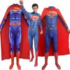 DC正义联盟超人钢铁之躯连体紧身衣成人儿童cosplay一件代发套装