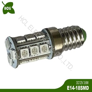 高亮 DC12V 24V 3.6W E14 LED灯泡 水晶吊灯装饰灯珠