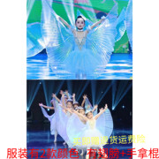 幼儿中国舞小风筝舞蹈服翅膀道具儿童表演服芭蕾裙演出服六一