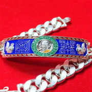 泰国龙婆s925银手链，佛系牌特色纪念品自身像手链小众饰品