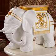 大象凳客厅装饰品摆件，欧式大象换鞋凳子开业乔迁大厅婚庆创意
