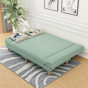 定制北欧小户型1.21.51.8米折叠多功能简易沙发双人三人布艺沙