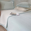 牛奶珊瑚绒毯床盖，三件套单件床单冬季法兰，加绒盖毯榻榻米加厚被单