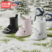英国babycrayon儿童雪地靴女童男童防滑可爱宝宝冬季加厚绒保暖