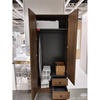 IKEA宜家布瓦拉2门2抽屉家用双门卧室衣柜挂衣橱收纳柜储物柜简约