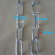 5MM粗铁链五金配件链条高标准电镀锌铁环链锁链装饰链条灯具