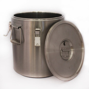 加厚304不锈钢保温桶超长双层保温饭桶粥桶豆浆桶保温汤桶保冷桶