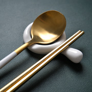 日式筷架筷托筷枕筷子托筷子架托筷子拖勺子，托筷置陶瓷家用筷搁