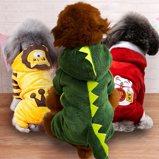 狗狗衣服秋冬新年变身装泰迪，小型犬比熊柯基，博美猫咪冬天宠物服装