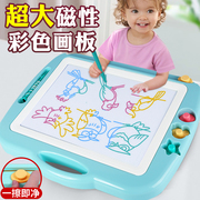 儿童超大号画画板磁性彩色，写字板涂鸦板小黑板家用宝宝1-3岁2玩具