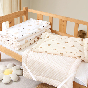 婴儿床褥子新生儿宝宝床软垫可水洗幼儿园床，褥垫儿童拼接床床铺被