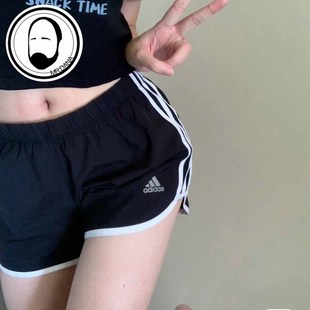 adidas阿迪达斯夏季女子运动服热裤，训练健身跑步裤子gk5265