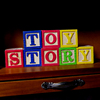 玩具总动员字母积木冲印木质玩具，toystory彩色叠叠乐儿童益智胡迪