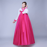 古装韩服延吉舞台韩国演出朝鲜舞蹈女装礼服表演服饰古典服装