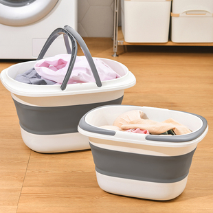 日本家用可折叠脏衣篮浴室脏衣服，收纳洗衣篮脏衣篓玩具杂物收纳筐
