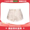 香港直邮Pinko 图案印花中腰牛仔短裤 102945A1MR