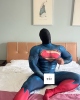 超人cos紧身衣连体性感，连体衣角色扮演dc超人cosplay莱卡订做