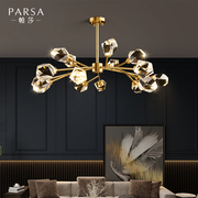 帕莎灯饰全铜轻奢客厅，吊灯现代简约大气水晶，卧室餐厅2024灯具