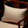 新中式抱枕棉麻布艺靠枕沙发，客厅靠背垫床头靠垫大号腰靠含芯定制