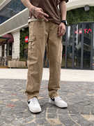 美式复古vintage工装裤，直筒dirtyfit阔腿滑板街头hiphop街舞裤子