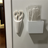 家用厨房冰箱磁性米白色塑料磁吸收纳盒磁吸剪套整理盒