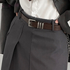 2023皮带女士韩版装饰配牛仔，裤带黑色百搭时尚，高级感腰带咖啡