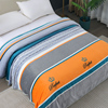 夏季珊瑚绒毯子铺床加厚床单人午睡沙发盖毯夏天空调毯法兰绒毛毯