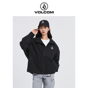 VOLCOM钻石品牌户外登山服2024春季美式轻薄夹克纯色外套