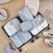 旅行收纳袋行李箱分装袋子便携出差用品收纳包内衣衣服衣物整理包