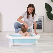 加厚大号 婴儿折叠浴盆宝宝洗澡盆家用新生儿童泡澡缸沐浴桶用品