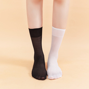 jk袜子中筒袜瘦腿夏季薄款白色，制服长筒袜超薄短丝袜夏天薄日系