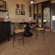 800x800木纹砖全瓷柔光天鹅绒防滑 客厅瓷砖卧室地板砖法式鱼骨拼