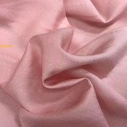 粉红色亚麻提花时装布料芝麻点柔软舒适凉夏连衣裙衬衫薄外套面料