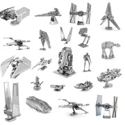 3d立体diy金属拼图拼装模型，建筑交通乐器，家居摆件星球大战系列