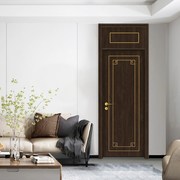 新中式木门房门卧室门套装门室内门免漆门碳晶门生态门实木复合门