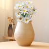 干花鲜花复古创意简约客厅室内满天星桌面家居装饰陶瓷花瓶摆件