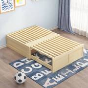 简约小户型实木沙发床，两用可折叠多i功能，双人加宽床卧室伸缩