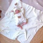 新生宝宝0一3个月婴儿包被春夏纯棉产房包单婴幼儿裹布盖毯襁褓巾
