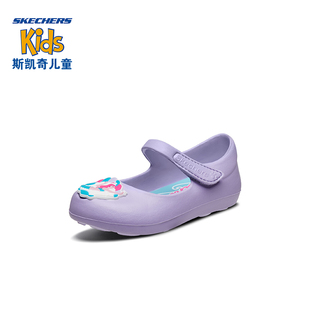 skechers斯凯奇童鞋夏季女小童凉鞋沙滩鞋86973N