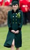 凯特王妃同款羊绒大衣夏夏 高端羊毛绒收腰显瘦遮肚拼色英伦